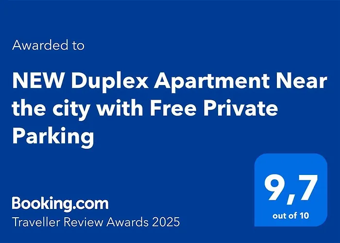 New Duplex Near The With Free Private Parking דירה אוסלו